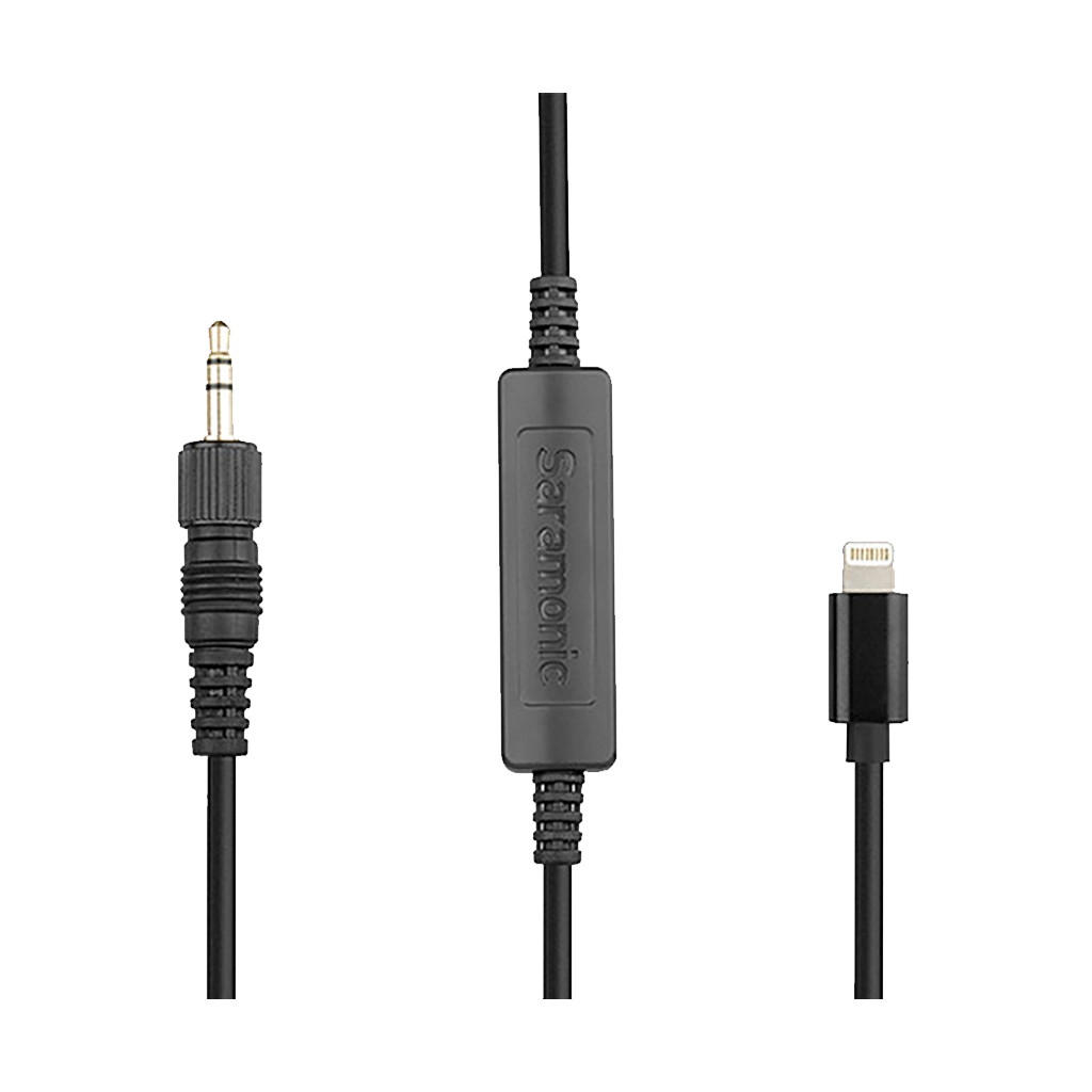 Saramonic LC-C35 Locking 3.5mm Connector to Apple-Certified Lightning Output Cable