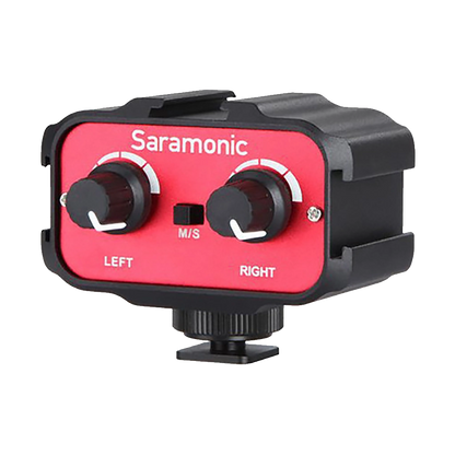 Saramonic SR-AX100 Passive 2-Channel Audio Adapter for DSLR Cameras