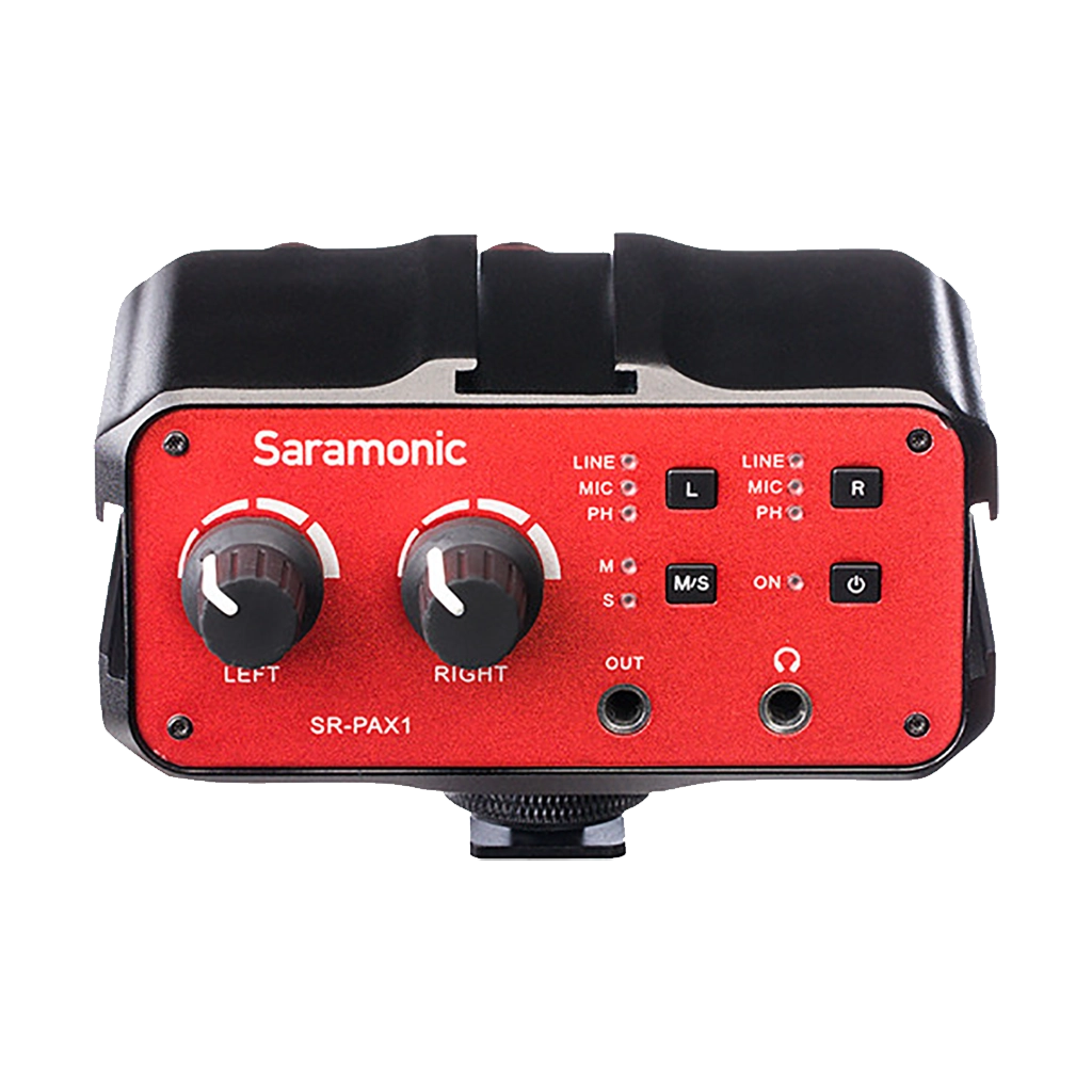 Saramonic SR-PAX1 Two-Channel Audio Mixer, Preamp, Microphone Adapter