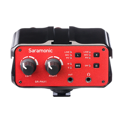 Saramonic SR-PAX1 Two-Channel Audio Mixer, Preamp, Microphone Adapter