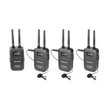 Saramonic VmicLink5 RX+TX+TX+TX Camera-Mount Digital Wireless Microphone System with Three Bodypack Transmitters and Lavalier Mics