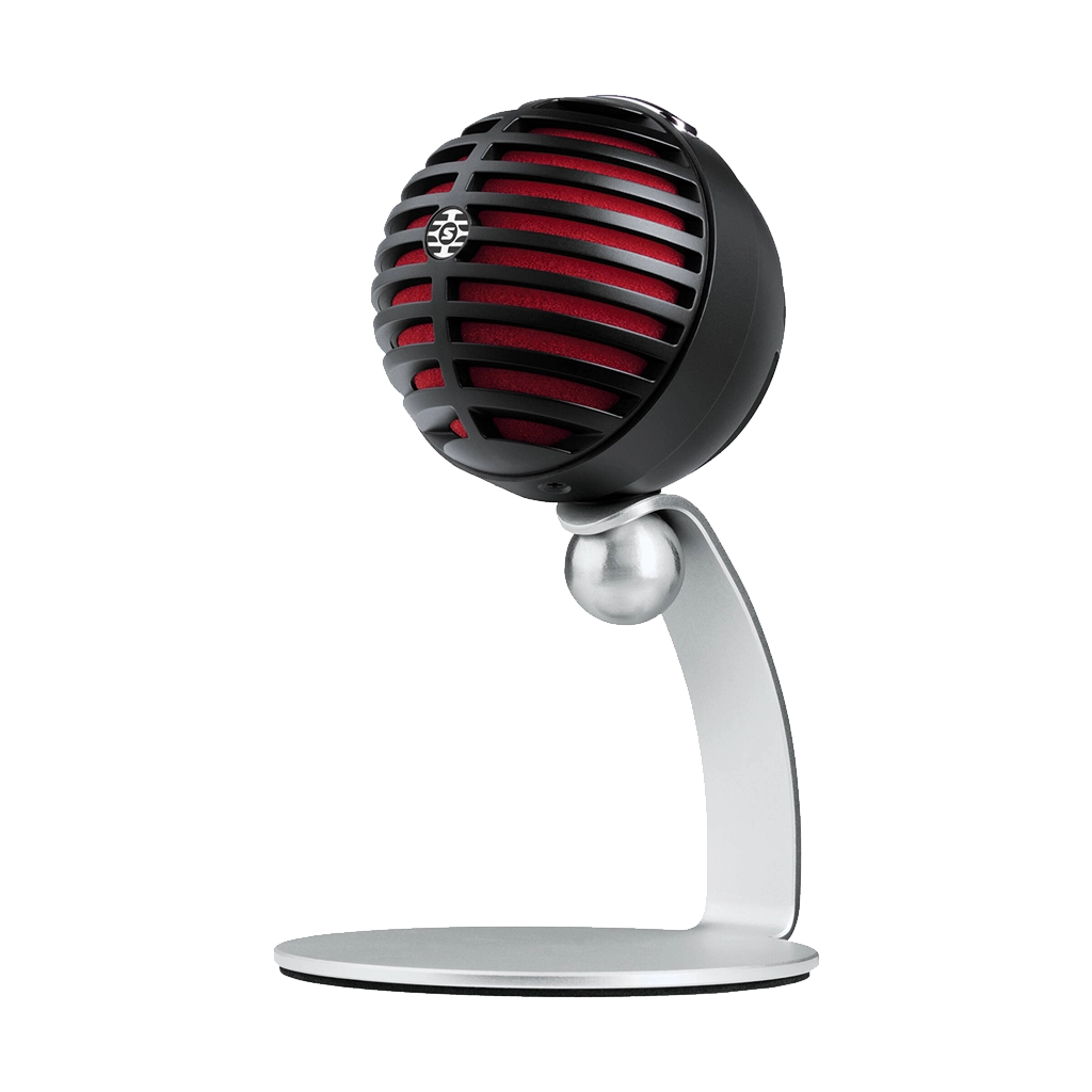 Shure MOTIV MV5 Cardioid USB/Lightning Microphone for Computers and iOS Devices - Black