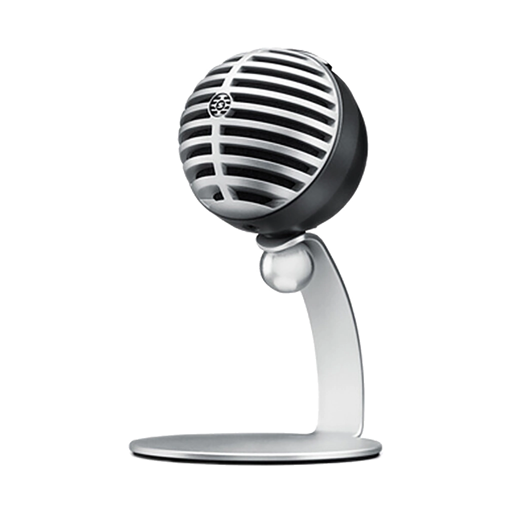 Shure MOTIV MV5 Cardioid USB/Lightning Microphone for Computers and iOS Devices - Silver