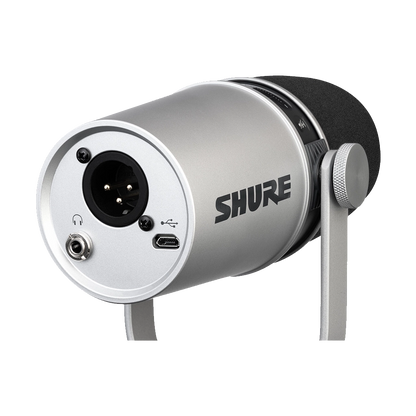 Shure MV7 Podcast Microphone (Silver)