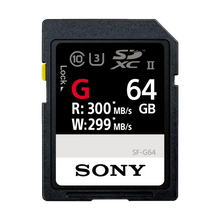 Sony 64GB SF-G UHS-II SDXC 300 MB/s Memory Card