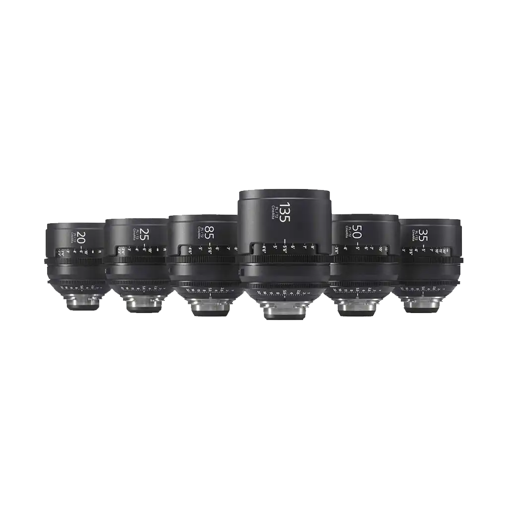 Sony CineAlta 4K Six Lens Kit (PL Mount) (SCL-PK6/F) (Special Order)