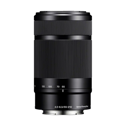 Sony E 55-210mm f/4.5-6.3 OSS Lens - Black (E Mount)