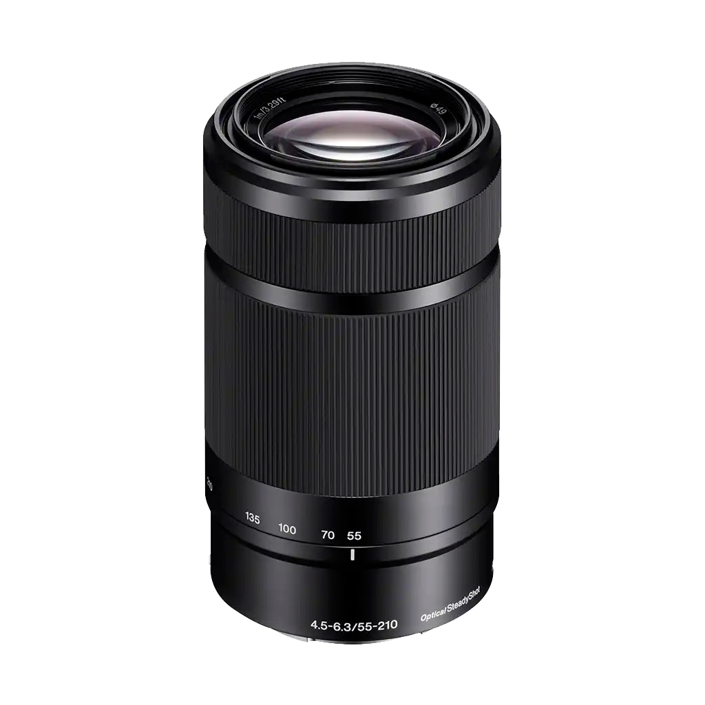 Sony E 55-210mm f/4.5-6.3 OSS Lens - Black (E Mount)