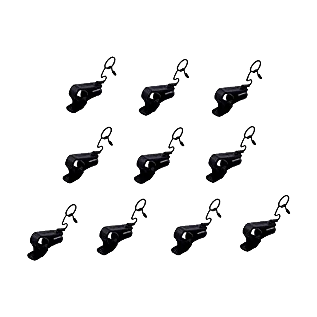 Sony ECM-77 Lavalier Microphone Holder Clips (SAD-H77B) (Set of 10) (Special Order)