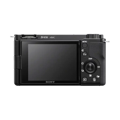 Sony ZV-E10 Mirrorless Camera with 16-50mm and 55-210mm Lens + Sony Soulder Bag and 32GB SD Card (Black)