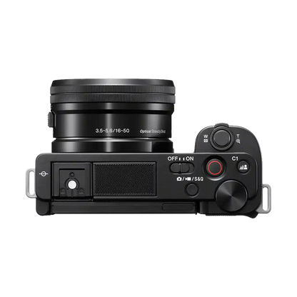 Sony ZV-E10 Mirrorless Camera with 16-50mm Lens (Black)