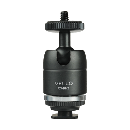 Vello Multi-Function Ball Head with Removable Bottom Shoe Mount