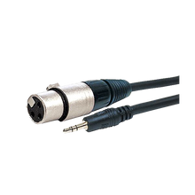 XLR Female to 3.5mm Stereo Mini Jack Audio Cable (30cm)