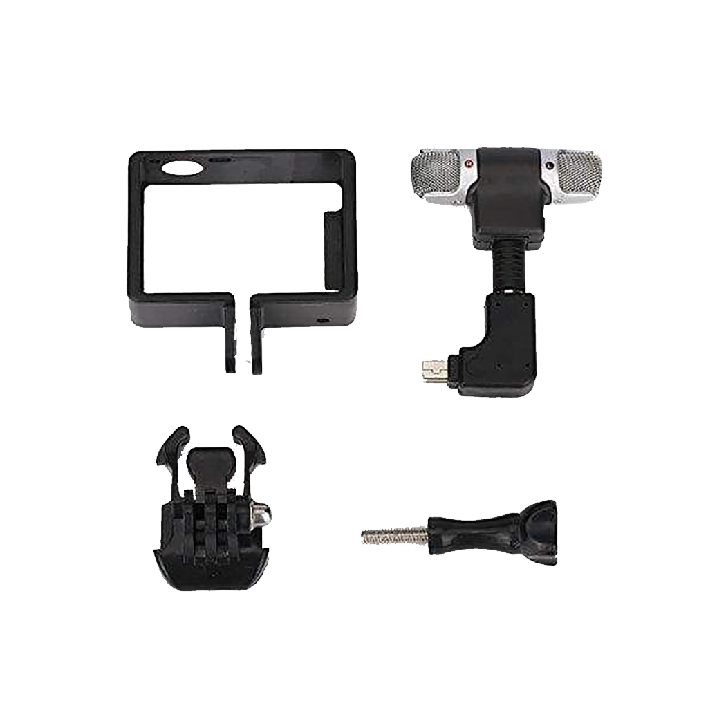 Xtreme Naked Frame with Mic Combo for HERO4/3+