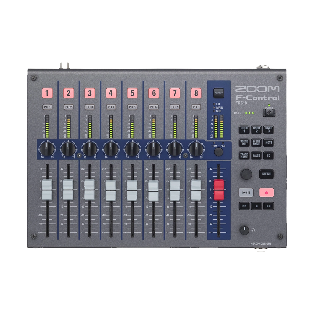 Zoom F-Control for F8 and F4 Multitrack Field Recorders