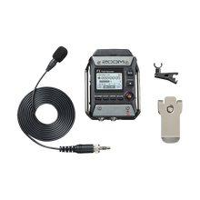 Zoom F1 Field Recorder with Lavalier Microphone