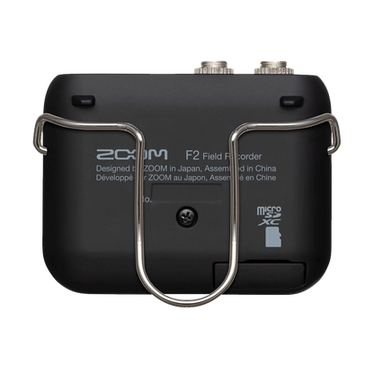 Zoom F2 Ultracompact Portable Field Recorder with Lavalier Microphone
