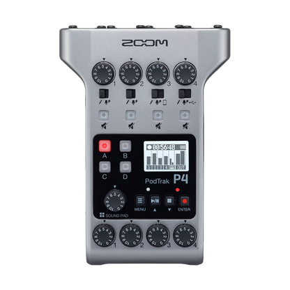 Zoom PodTrak P4 Portable Multitrack Podcast Recorder